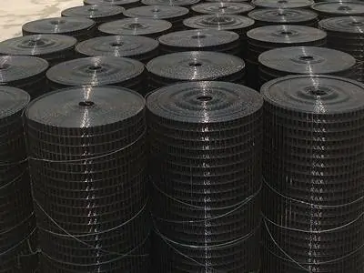 PCW-05 PVC coated welded wire mesh rolls tied with galvanized wires